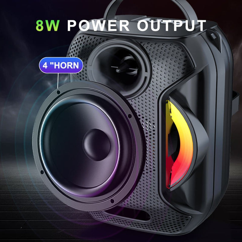 Portable Bluetooth Speaker RGB Lights | Wireless Speaker